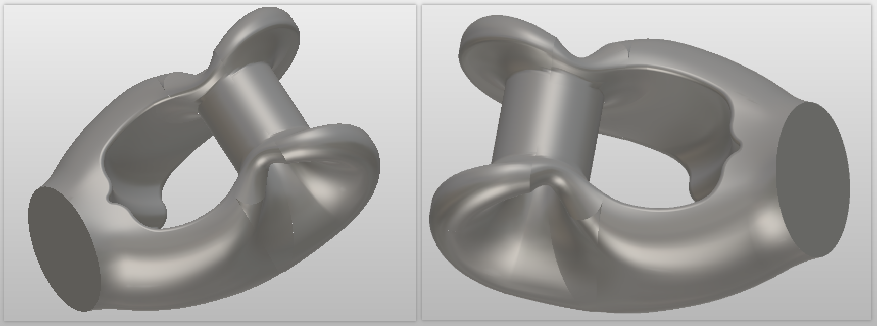 半螺旋型吸水室建模视频教程